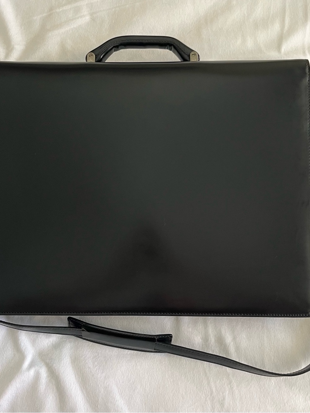 Ferragamo Black Leather Business Bag - Picture 2 of 6
